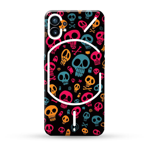Neon Skulls Skin For Nothing Phone