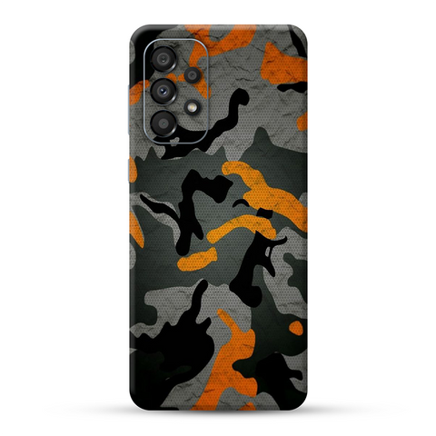 Orange Pattern Camo Skin For Samsung