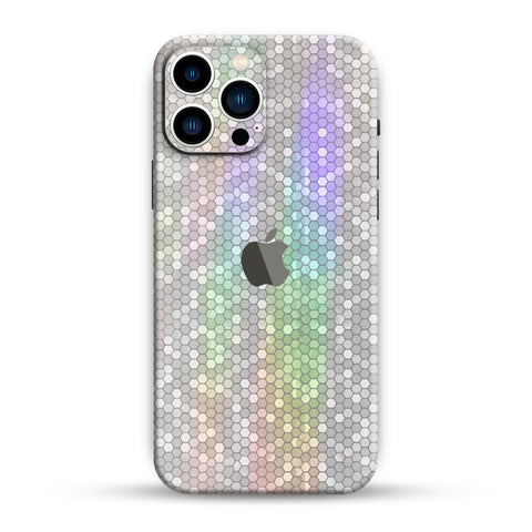 Rainbow Honeycomb Skin For iPhone