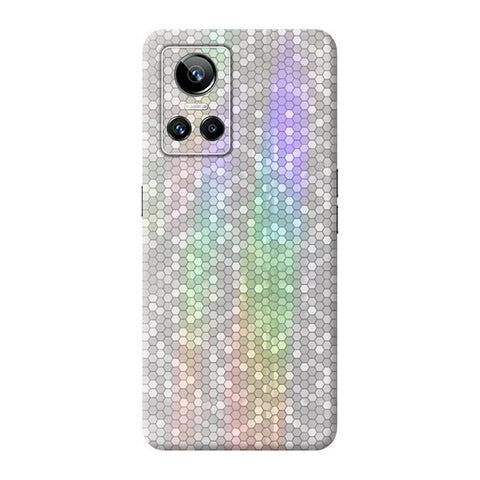 Rainbow Honeycomb Skin For Realme