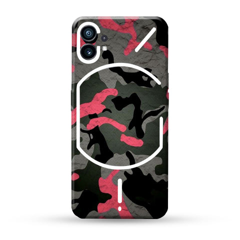 Red Pattern Camo Skin For Nothing Phone