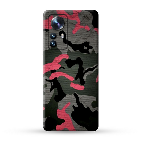 Red Pattern Camo Skin For Redmi