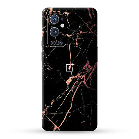 Rose Gold Black Marble Skin for Oneplus