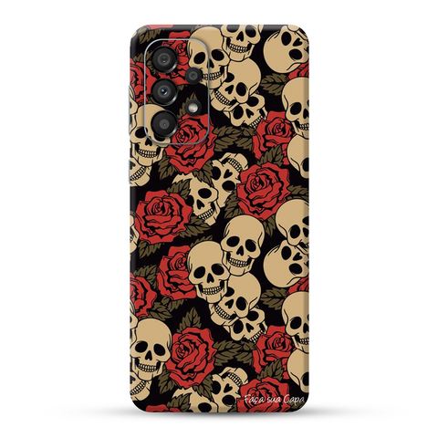 Skull & Roses Skin For Samsung