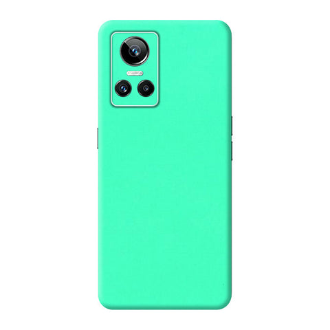 Turqoiuse Glossy Skin For Realme
