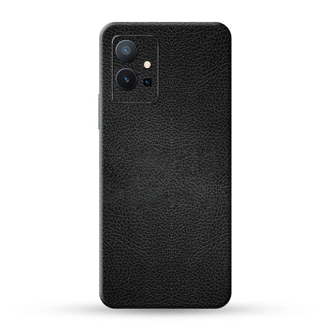 Black Leather Skin For Vivo
