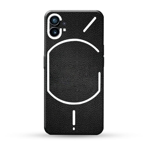 Black Leather Skin For Nothing Phone