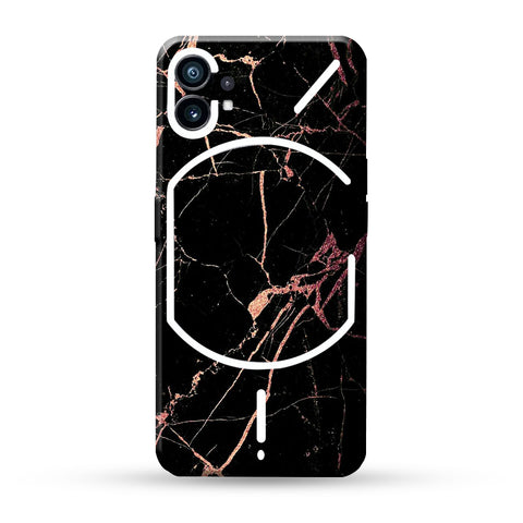 Black Rose Gold Marble Skin For Nothing Phone