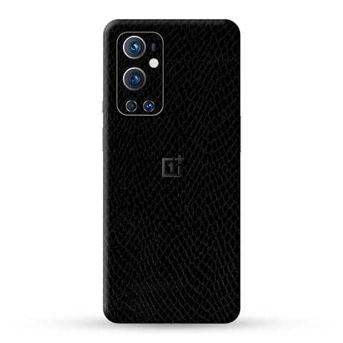 Black Snake Leather Skin for Oneplus
