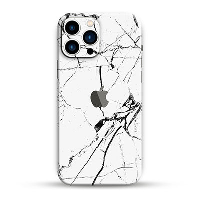 Black Stripes Marble Skin For iPhone