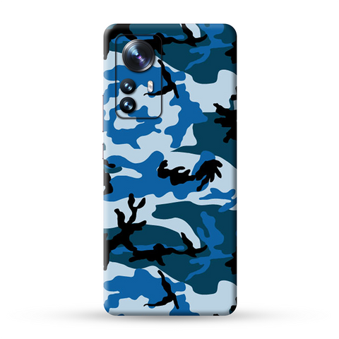Blue Camo Skin For Redmi