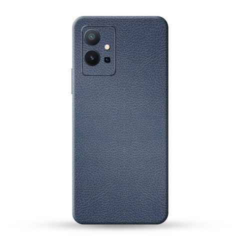 Blue Leather Skin For Vivo
