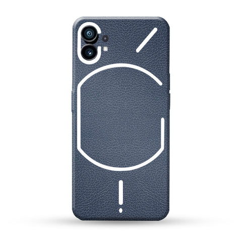 Blue Leather Skin For Nothing Phone