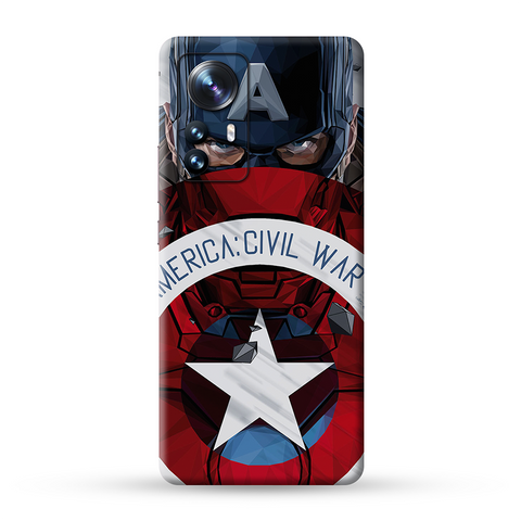 Captain Shield Skin For Redmi