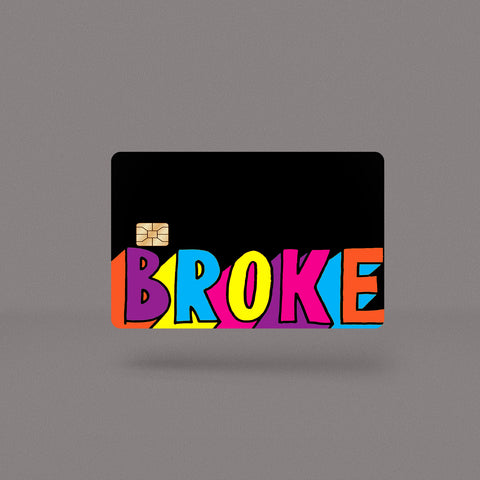 Broke Skin For Credit Card