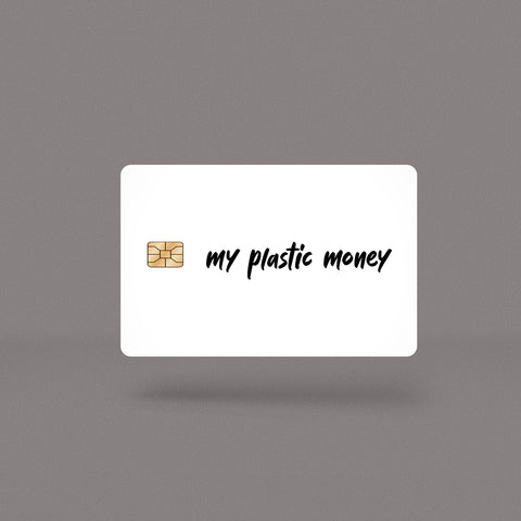 My Plastic Friend Skin For Credit Card