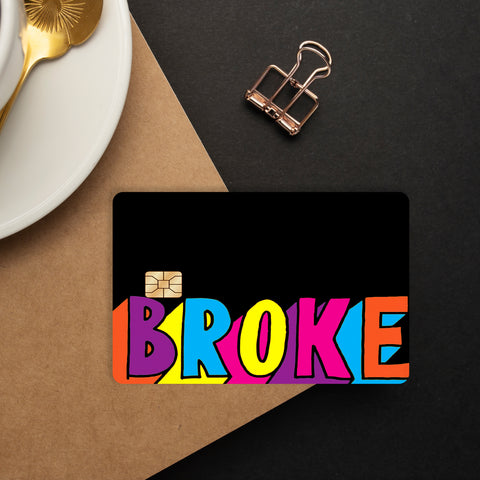 Broke Skin For Credit Card