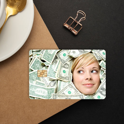 Face Skin For Credit Card