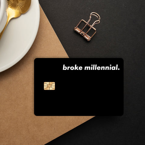 Broke Minimal Skin For Credit Card