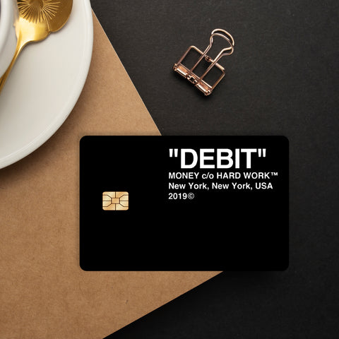 Debit 01 Skin For Credit Card