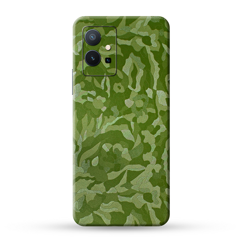 Green Camo Skin For Vivo