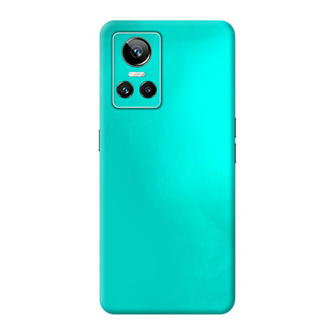 Green Metal Skin For Realme