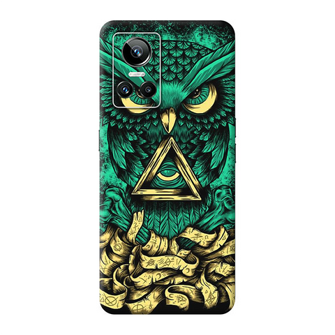 Green Owl Skin For Realme