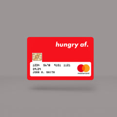 Hungry AF Skin For Credit Card