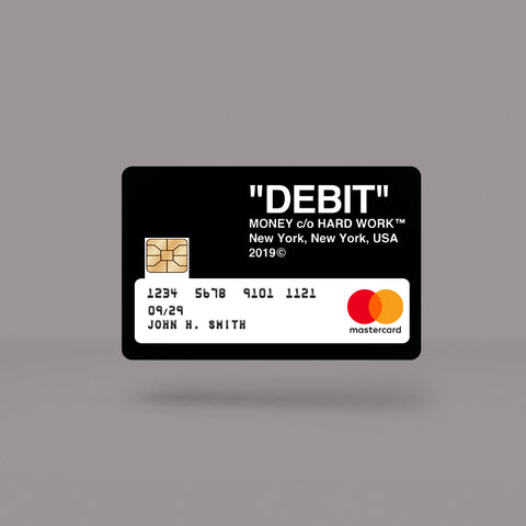 Debit 01 Skin For Credit Card
