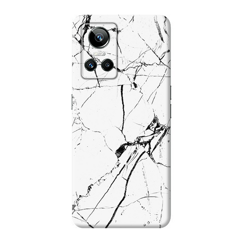 White Crack Skin For Realme