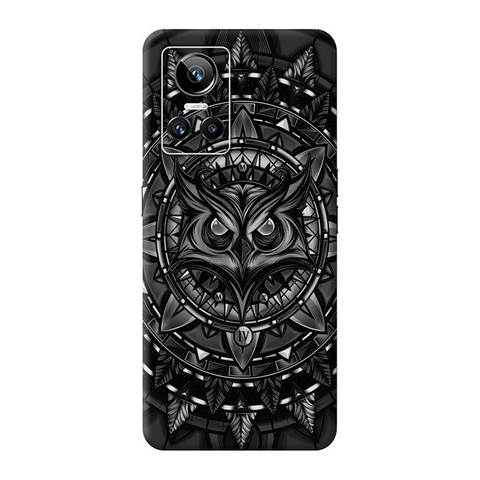 Mighty Owl Black Skin For Realme