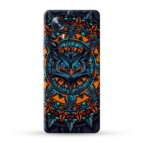 Mighty Owl Orange Skin For Redmi