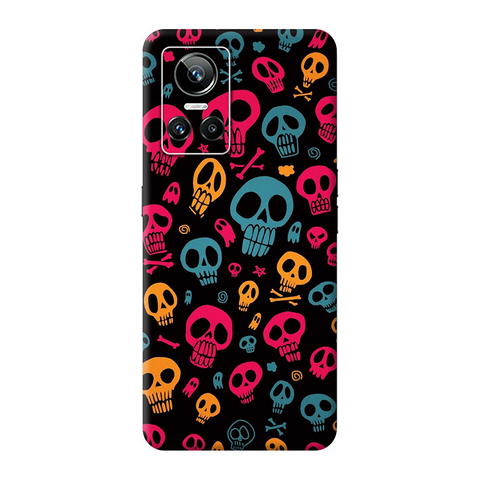 Neon Skulls Skin For Realme