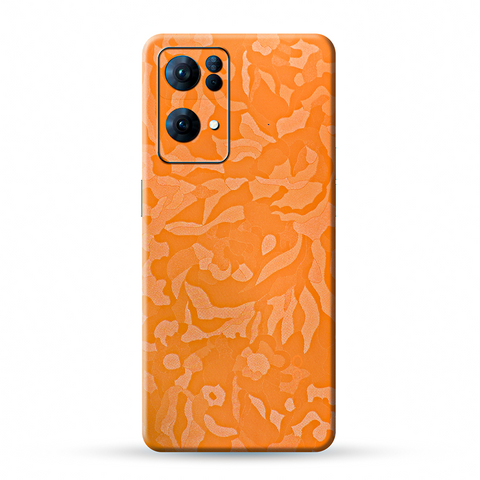 Orange Camo Skin For Oppo