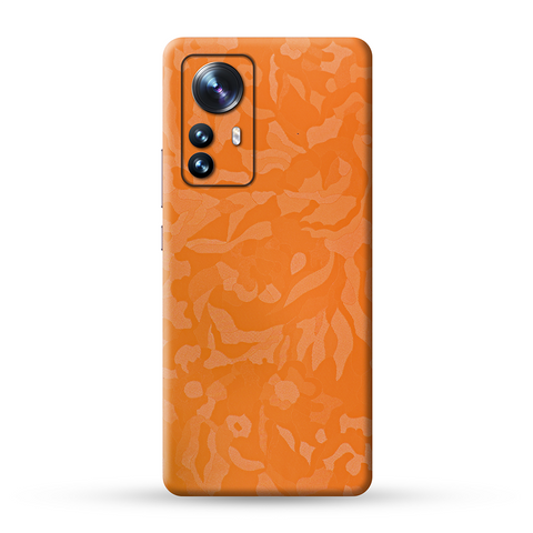 Orange Camo Texture Skin For Redmi