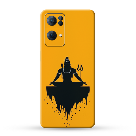 Orange Lord Shiva Skin For Oppo