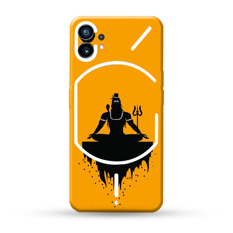 Orange Lord Shiva Skin For Nothing Phone