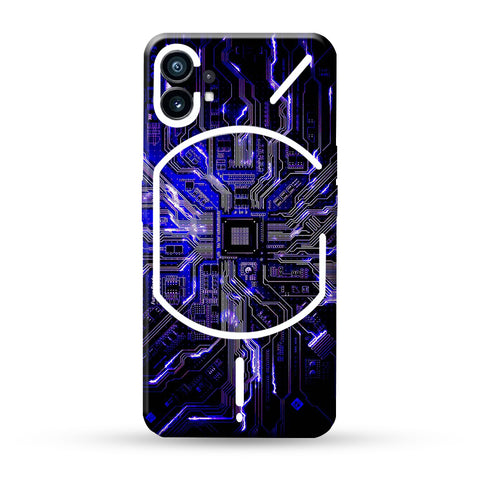 Purple Circuit Skin For Nothing Phone