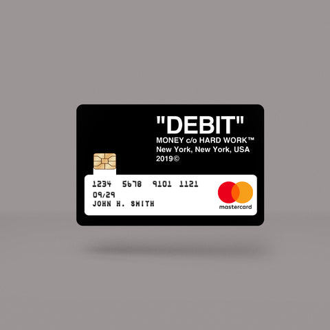 Debit 01 Skin For Credit Card