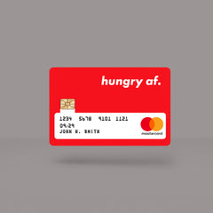 Hungry AF Skin For Credit Card