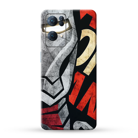 Steel Ironman Skin For Oppo