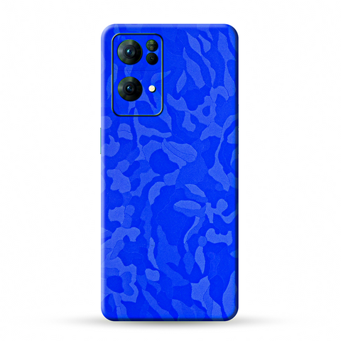 Blue Camo Skin For Oppo