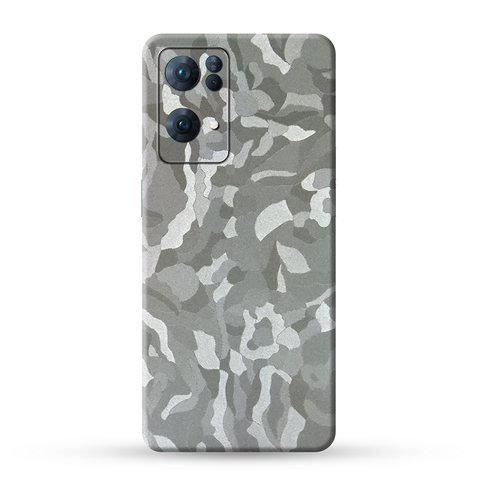 Silver Camo Skin For Oppo